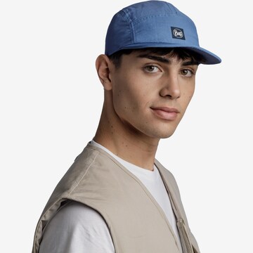 BUFF Athletic Cap '5 Panel Explore' in Blue: front