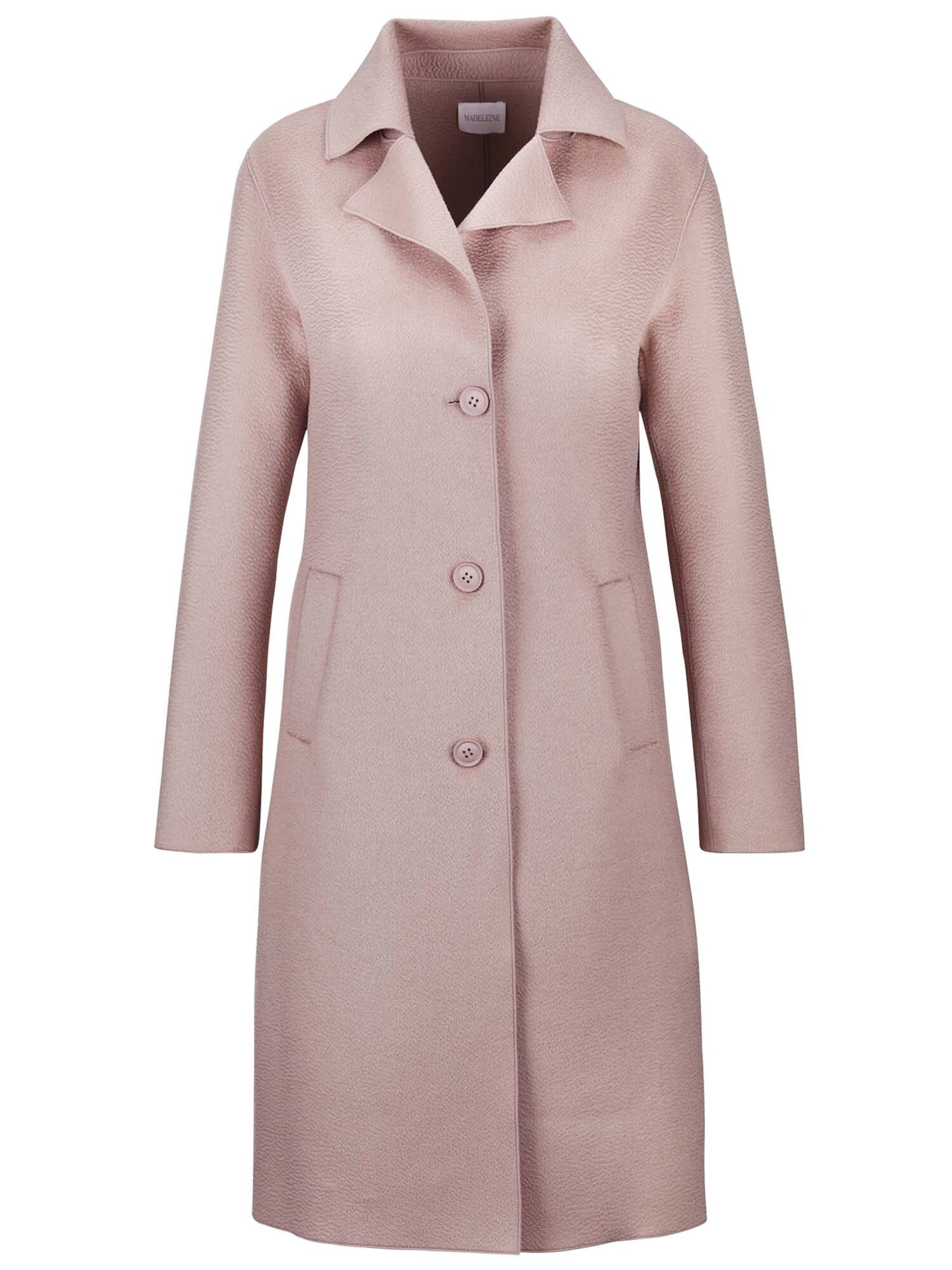 MADELEINE Manteau mi-saison en rose, Vue avec produit