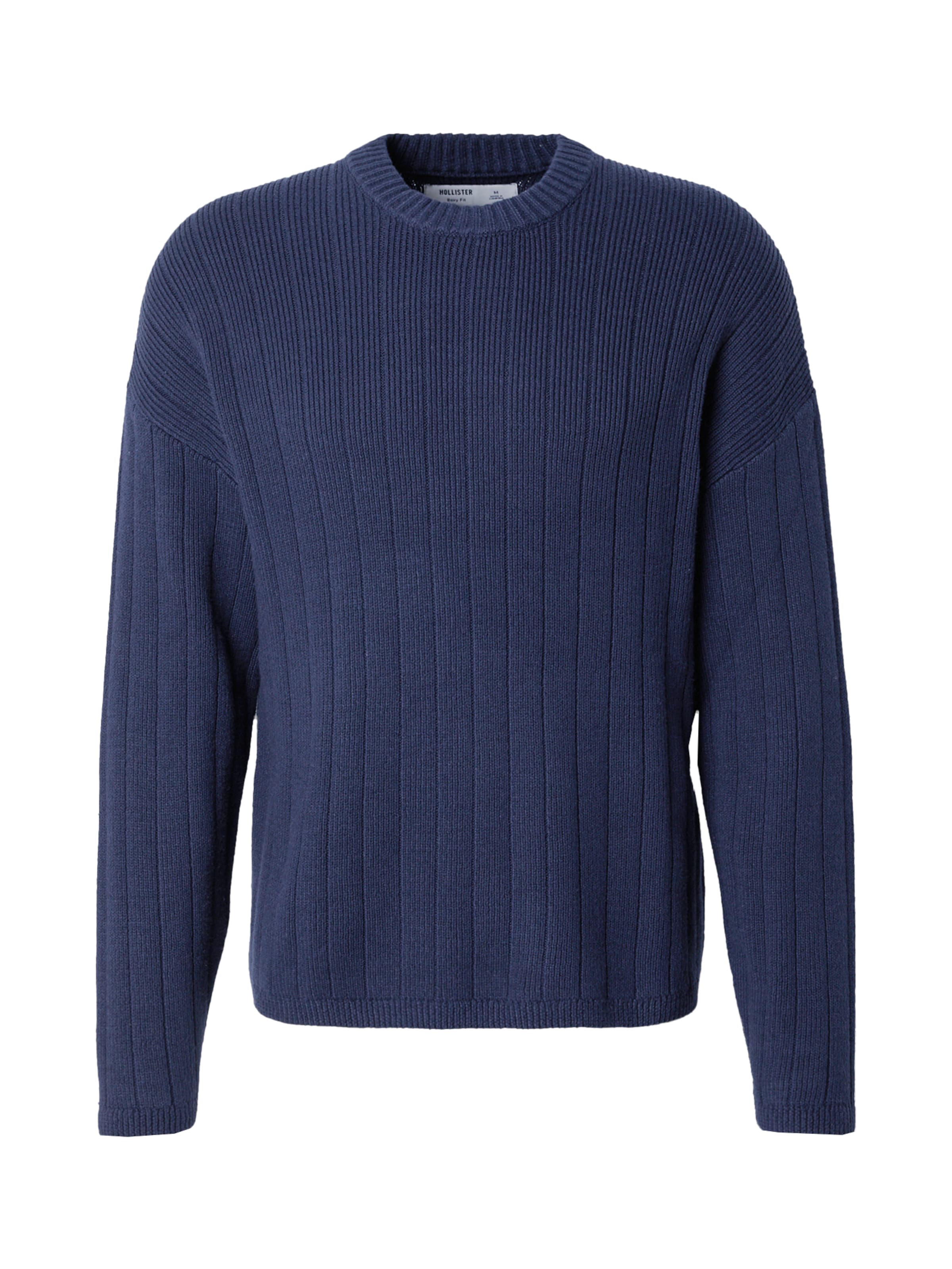 HOLLISTER Sweter w kolorze niebieski: przód