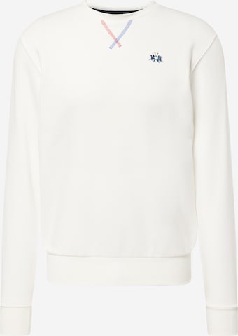 La Martina Sweatshirt in Wit: voorkant