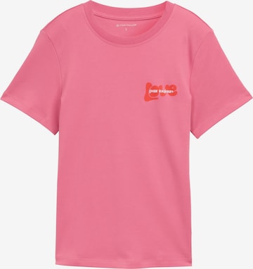 TOM TAILOR Shirt in Pink: front