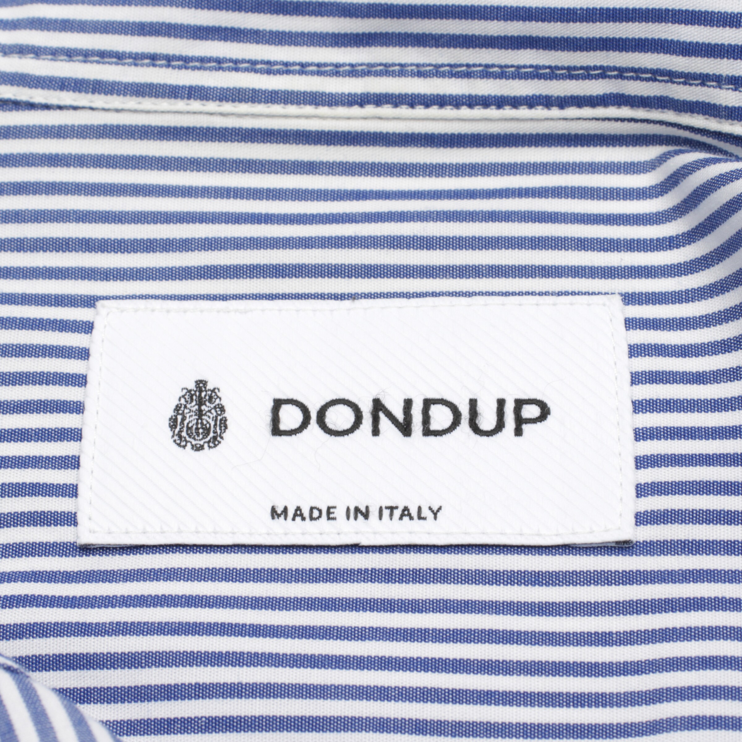 Dondup Button Up Shirt in L in Blue