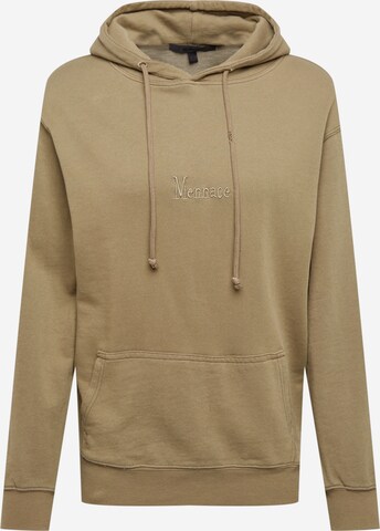 Mennace Sweatshirt in Groen: voorkant