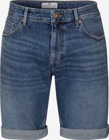CROSS JEANS Regular Hose 'Leom' in Blau: Vorderseite