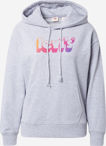 LEVI'S ® - Sweatshirt 'Graphic Standard Hoodie' em cinzento: frente