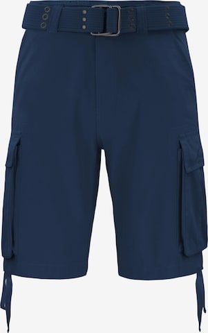 Regular Pantalon outdoor 'Kalahari' normani en bleu : devant