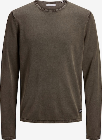 JACK & JONES Pullover 'Leo' in Braun: Vorderseite