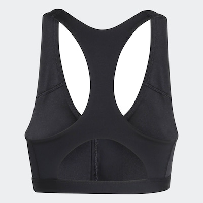 ADIDAS PERFORMANCE Sports Bra in Black / White, Item view