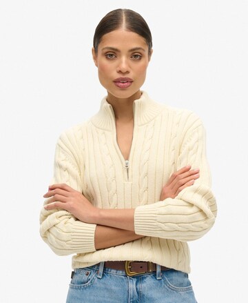Superdry Pullover in Beige: Vorderseite