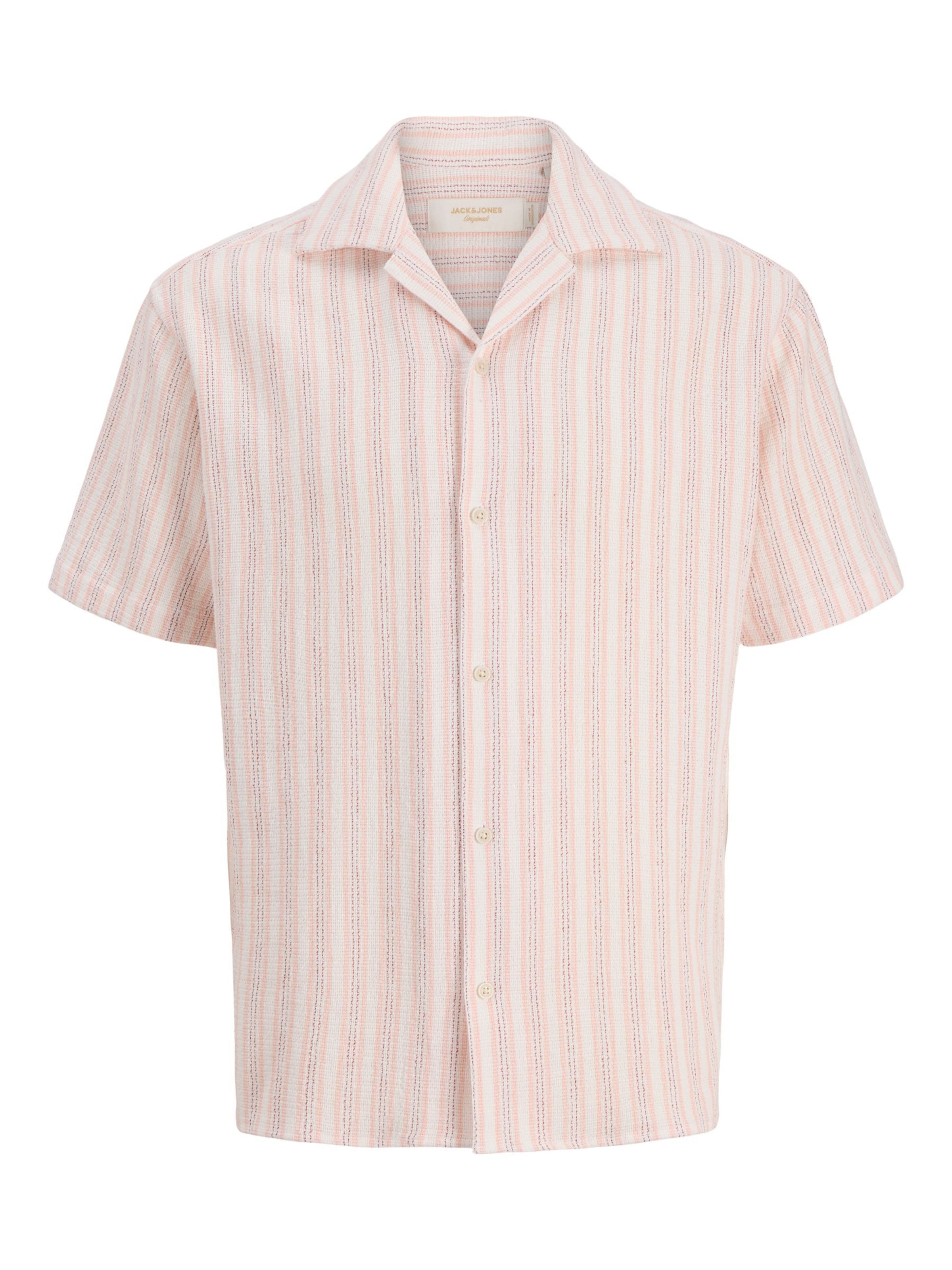 JACK & JONES Skjorte i lyserød / hvid, Produktvisning