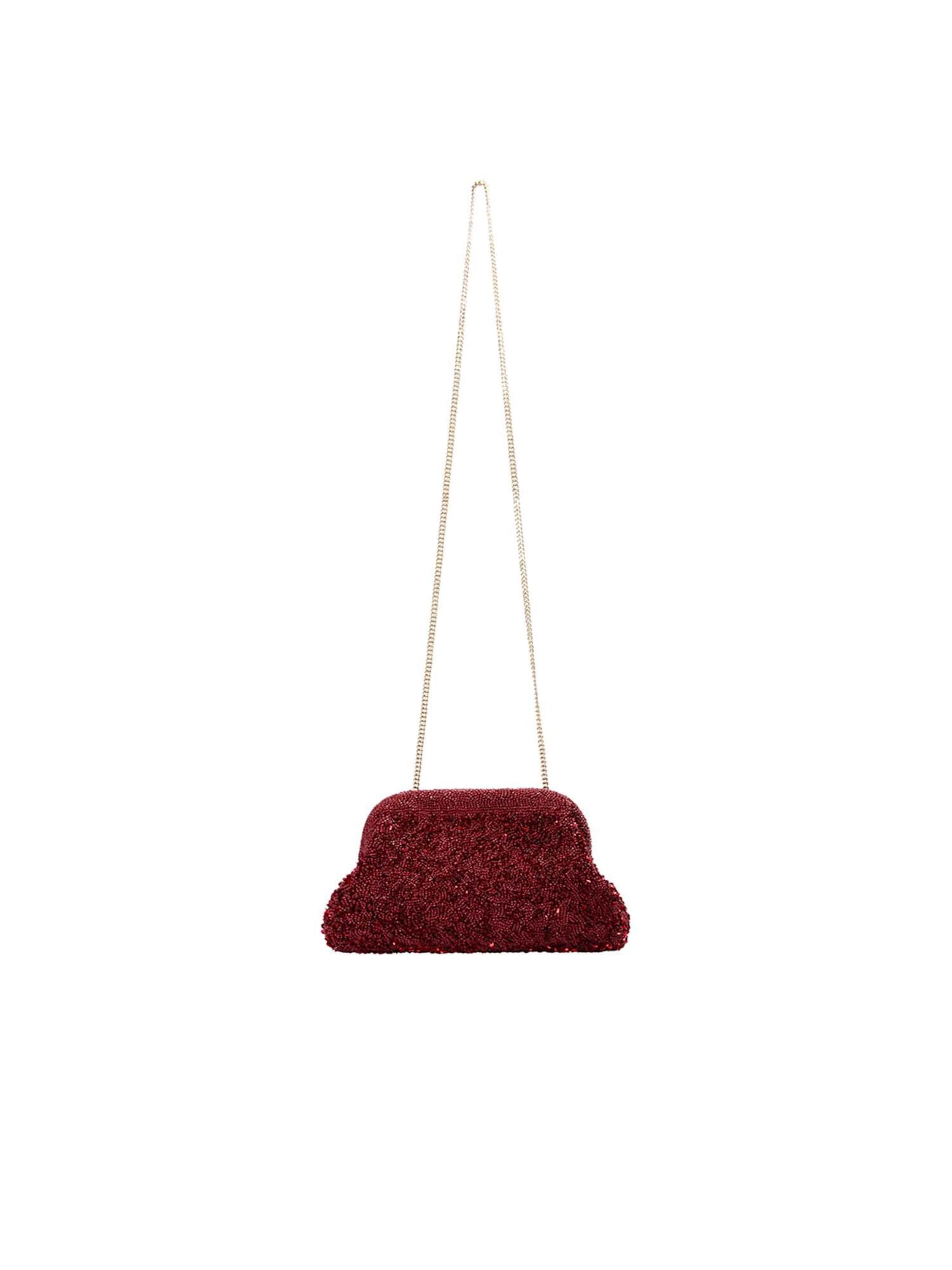 Scalpers Handtasche 'Par Beads' in Rot: Vorderseite