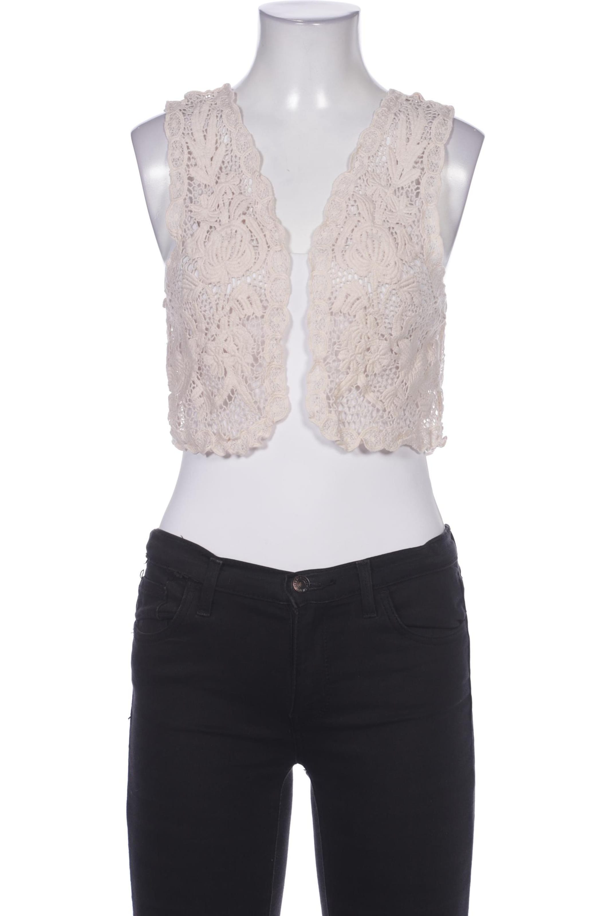 River Island Vest in S in Beige: front