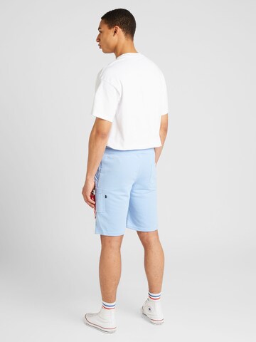 ALPHA INDUSTRIES Regular Shorts in Blau