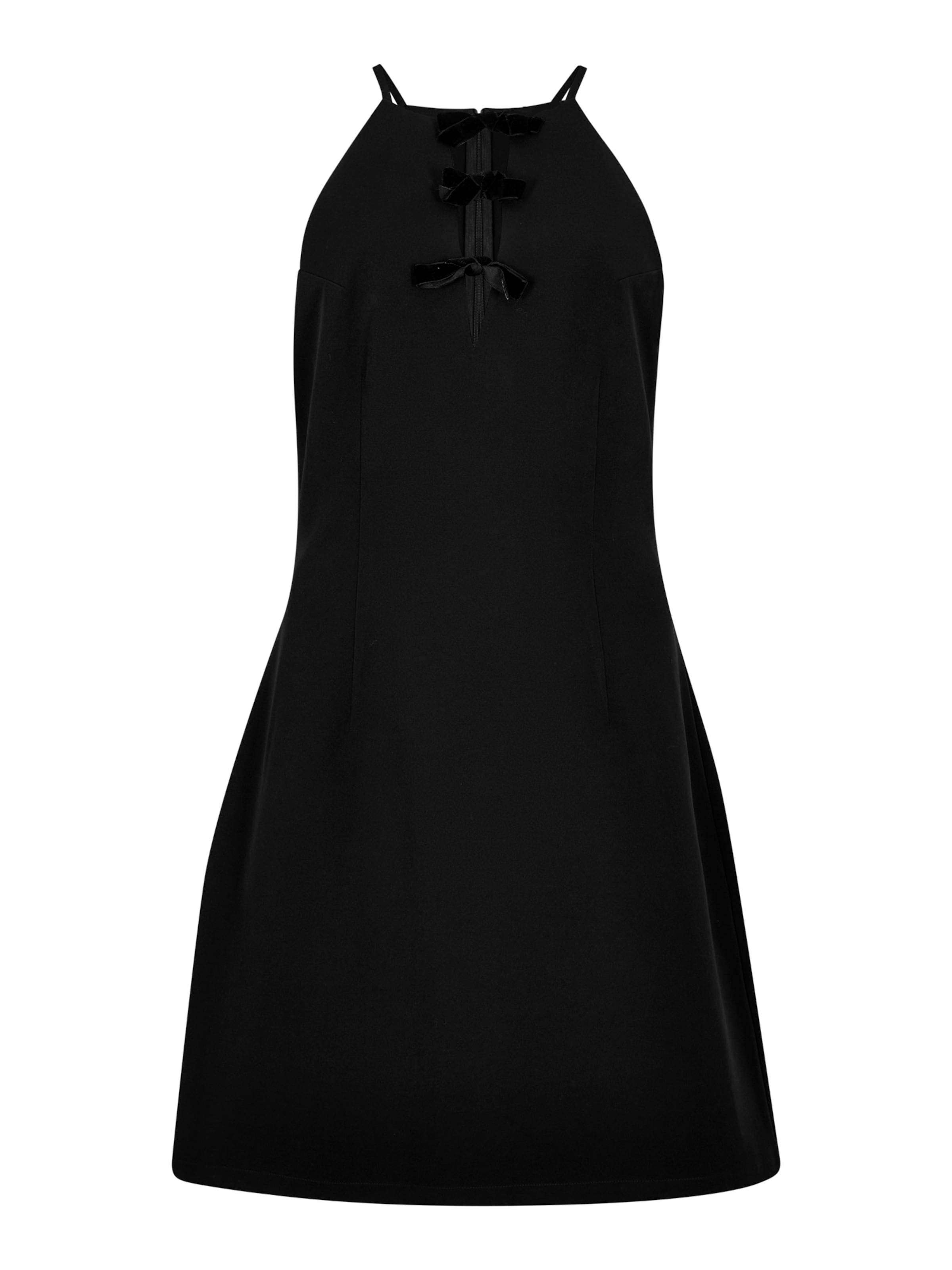 Apricot Jurk ' ' in Zwart: voorkant