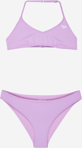 ROXY Bralette Swimsuit 'Solid Active' in Purple: front