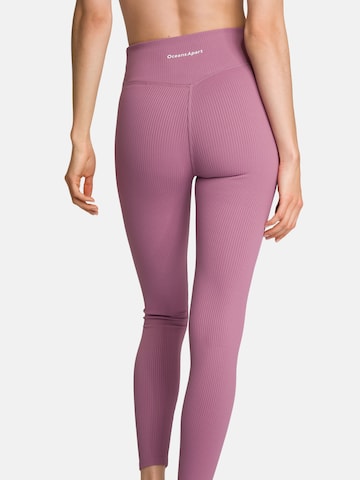 OCEANSAPART Skinny Leggingsit 'Trixy' värissä vaaleanpunainen