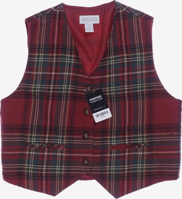 Lands‘ End Vest in M in Red: front