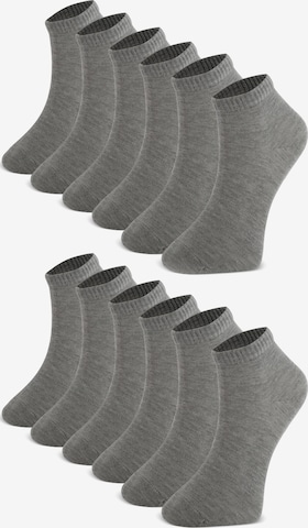 Crea Socks Avokassukat värissä harmaa: etupuoli