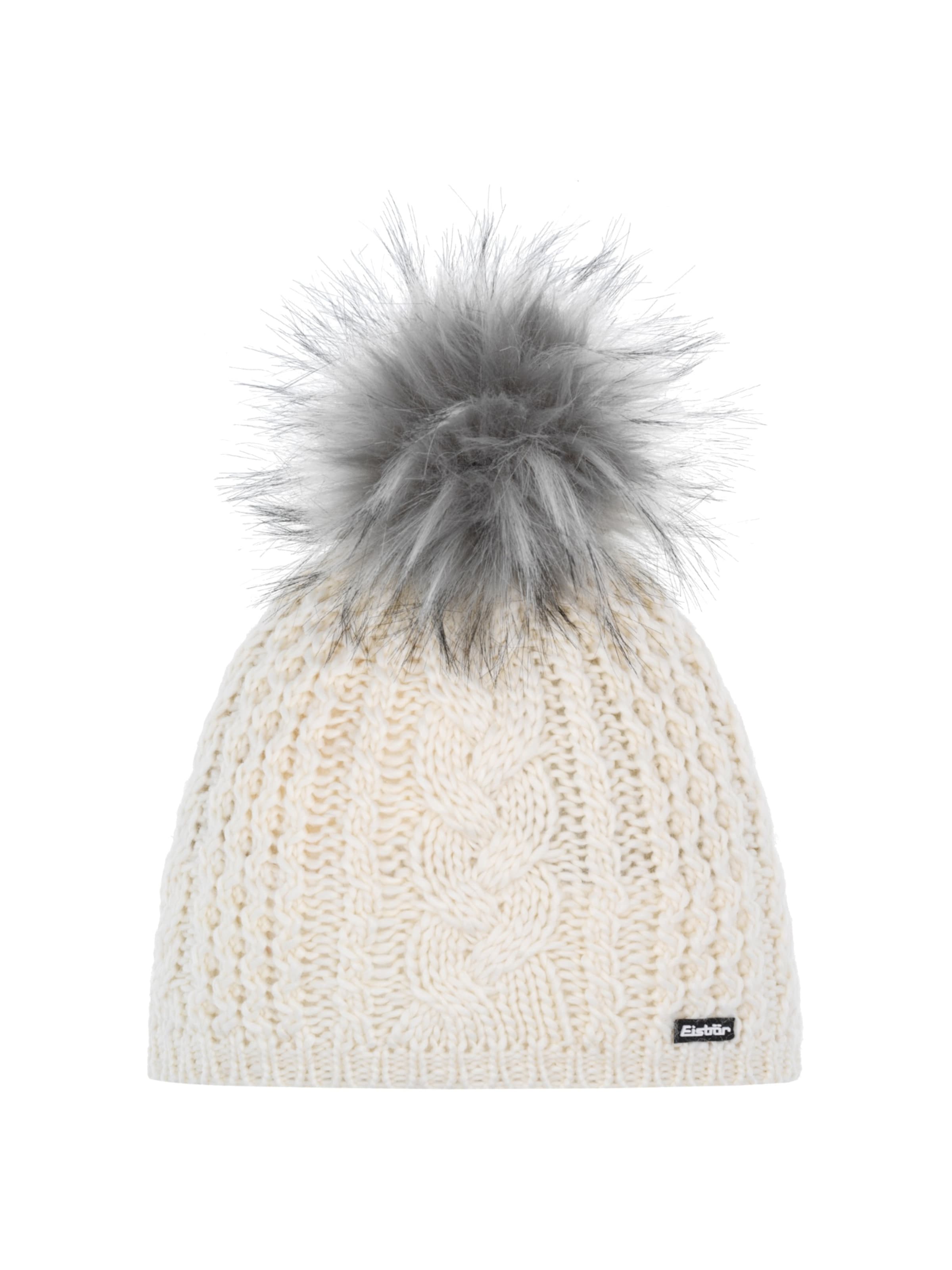 Eisbär Mütze 'Afra Lux'‌‌ in 54-64 in weiß, Produktansicht