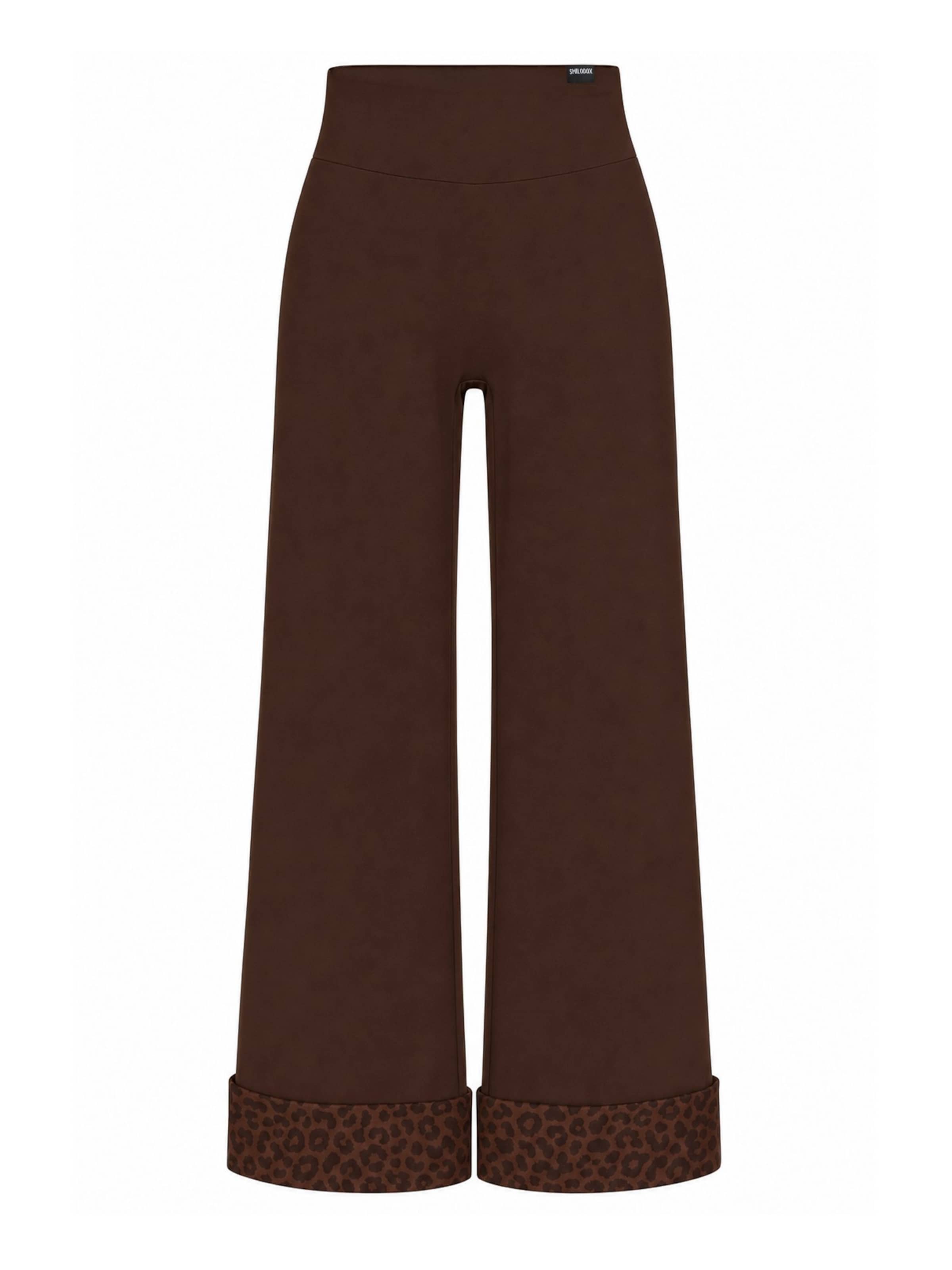 Leggings ' Lithara Solid ' Smilodox en marron : devant