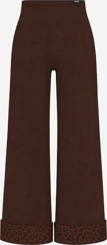 Leggings ' Lithara Solid ' Smilodox en marron : devant