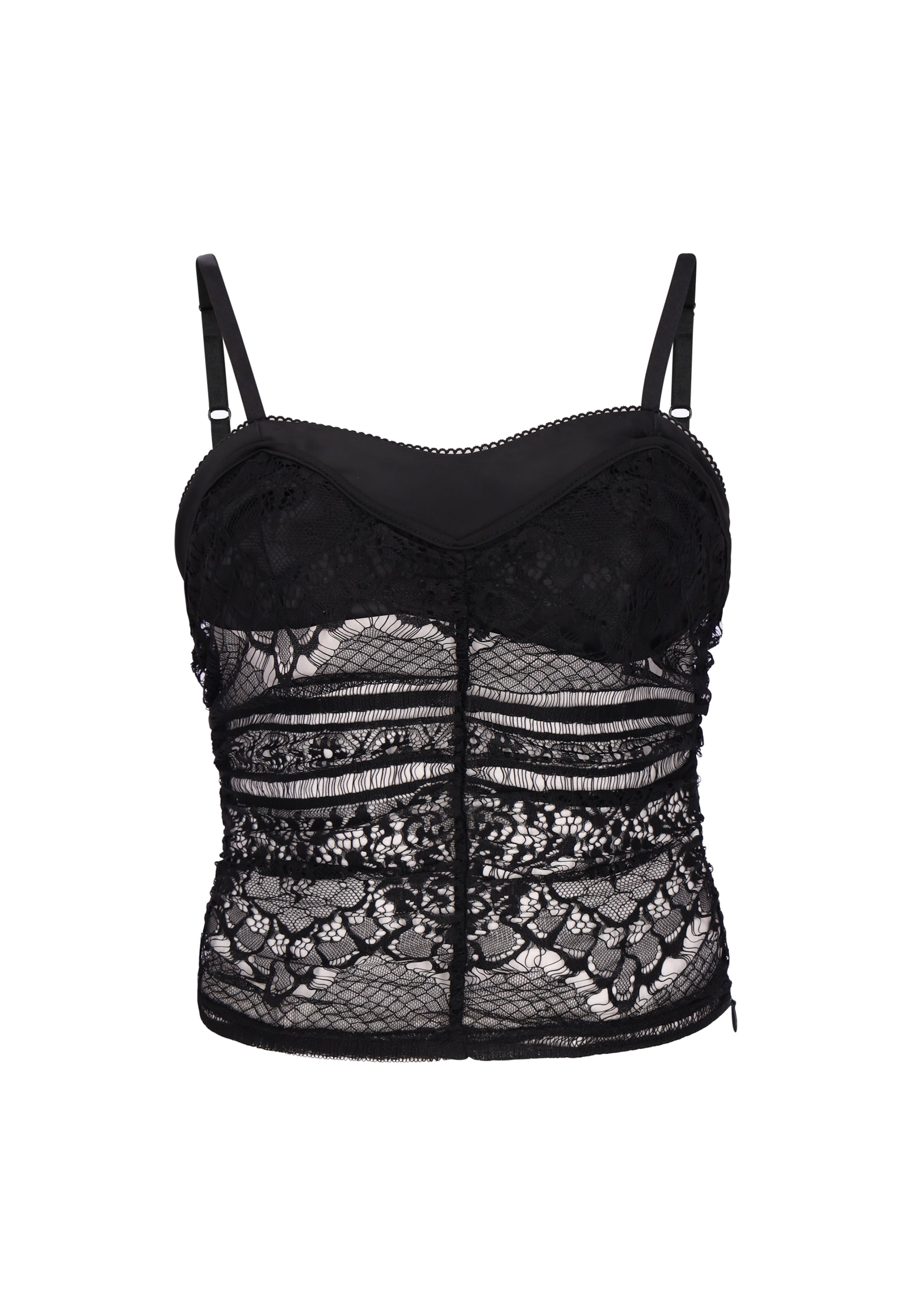 faina Top 'Festive' in Schwarz: Vorderseite