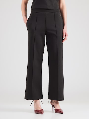 Calvin Klein Wide leg Παντελόνι σε μαύρο: μπροστά