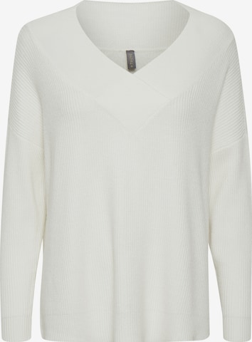 CULTURE Sweater 'Olivia' in White: front