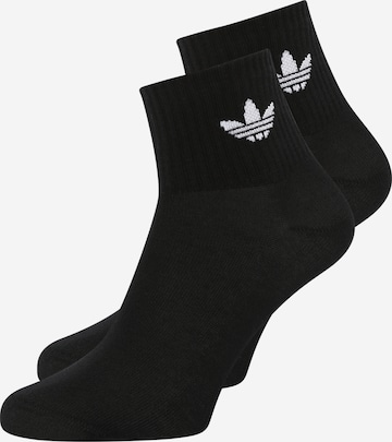 Chaussettes ADIDAS ORIGINALS en noir : devant