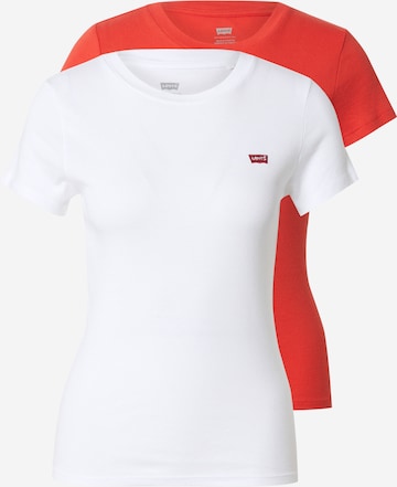 LEVI'S ®Majica 'ESSENTIAL' - crvena boja: prednji dio
