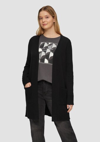 Cardigan s.Oliver en noir : devant