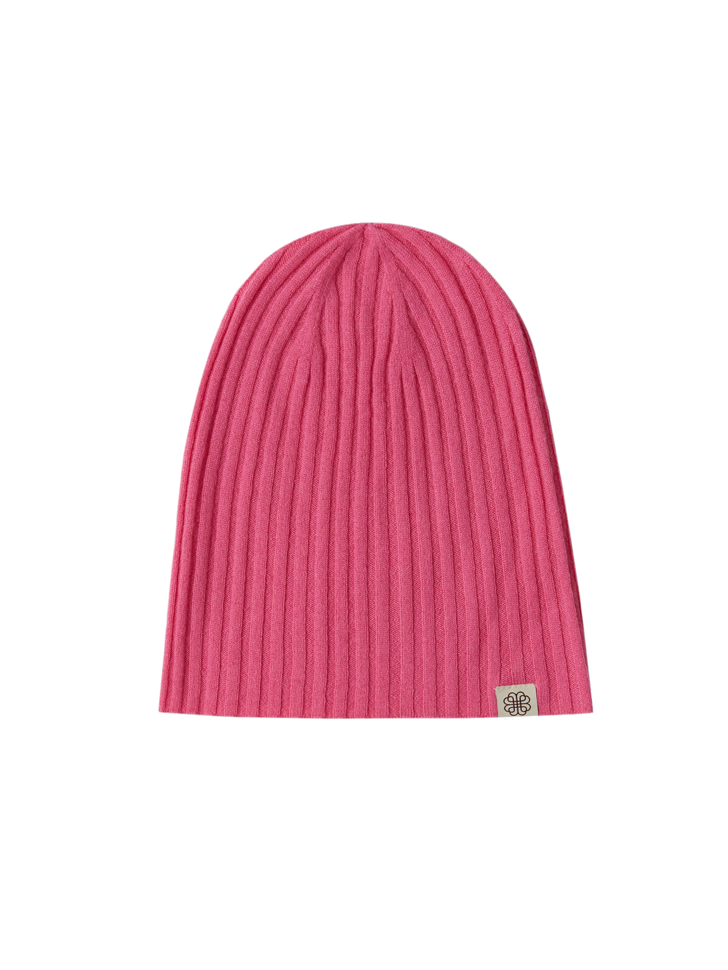 GOBI Cashmere Mütze 'Unisex Cashmere Rib Knit Hat'‌‌‌ in Rot: Vorderseite