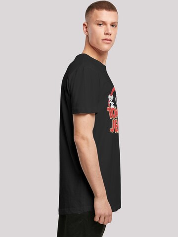 T-Shirt 'Tom and Jerry TV Serie Distressed' F4NT4STIC en noir
