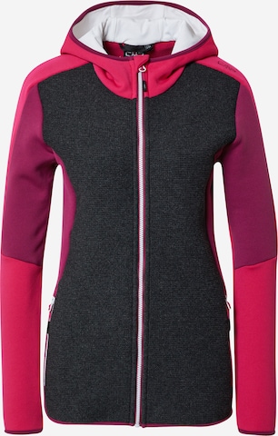 CMP Athletic Fleece Jacket in Pink: front