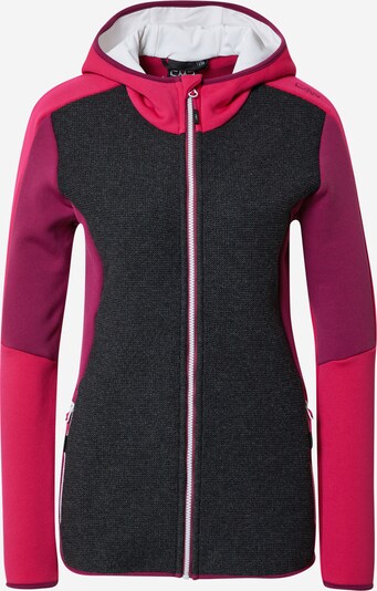 CMP Fritidsfleecejakke i fuchsia / burgunder / svart, Produktvisning