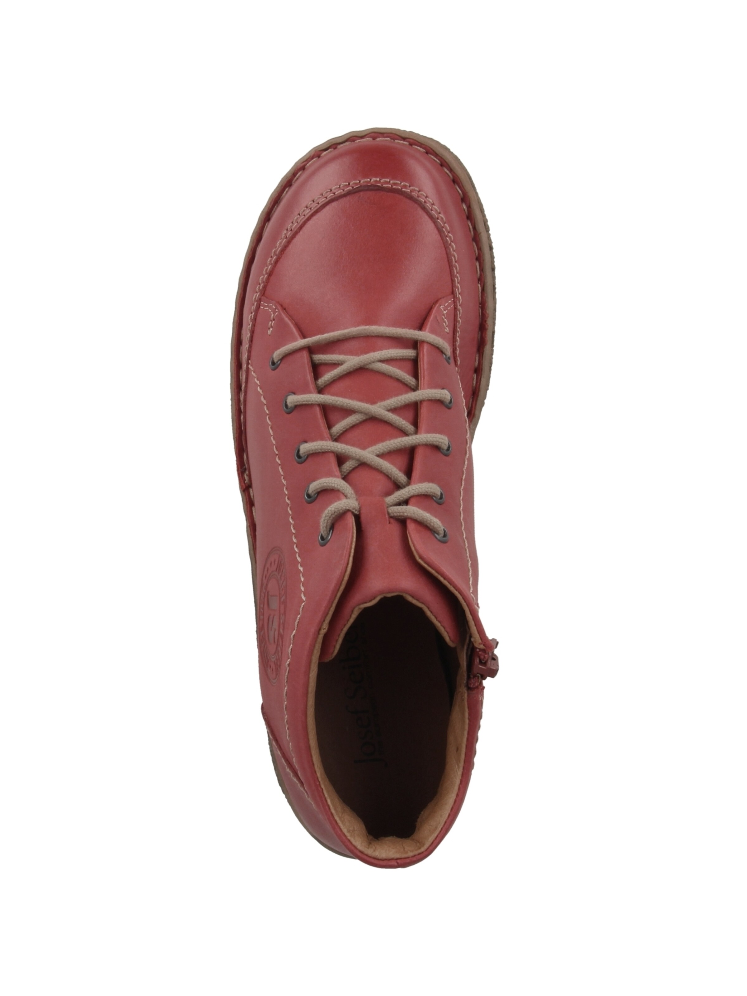 JOSEF SEIBEL Lace-Up Ankle Boots 'Neele' in Red