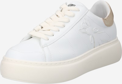 PATRIZIA PEPE Sneakers low i gull / hvit, Produktvisning