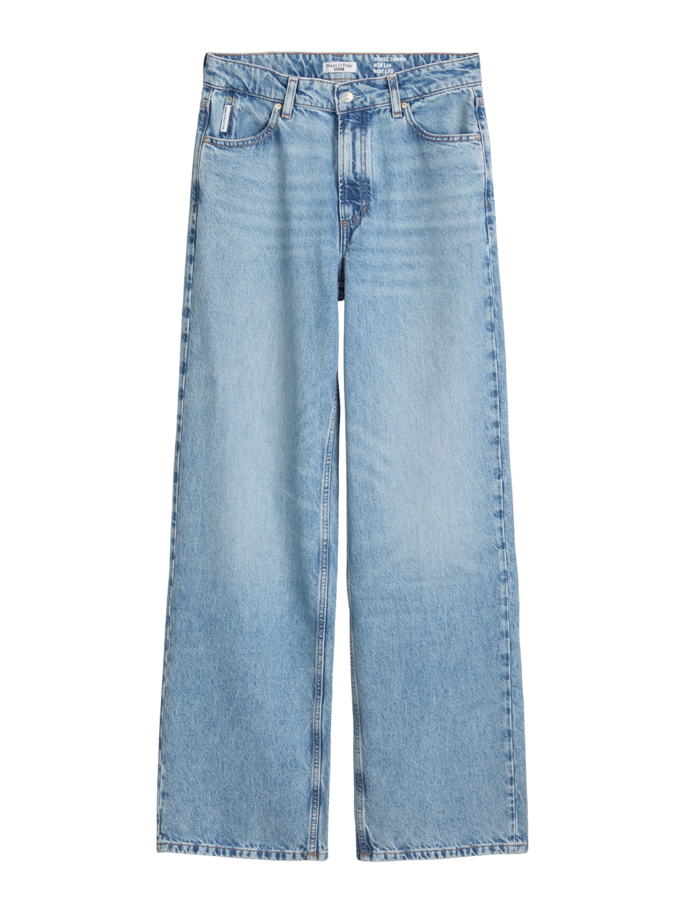 Marc O'Polo DENIM Zvonové kalhoty Džíny – modrá: přední strana