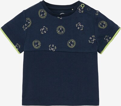 s.Oliver Shirt in de kleur Navy / Neongroen, Productweergave