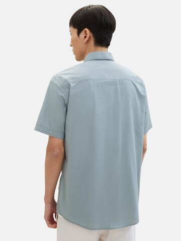 TOM TAILOR - Comfort Fit Camisa em cinzento