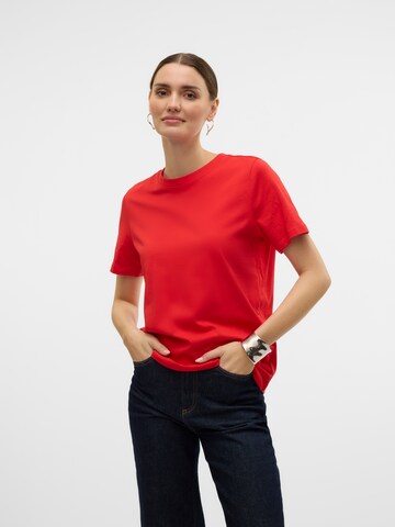 Maglietta 'VMPaulina' di VERO MODA in rosso: frontale