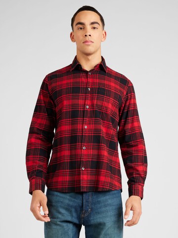 s.Oliver Regular fit Overhemd in Rood: voorkant