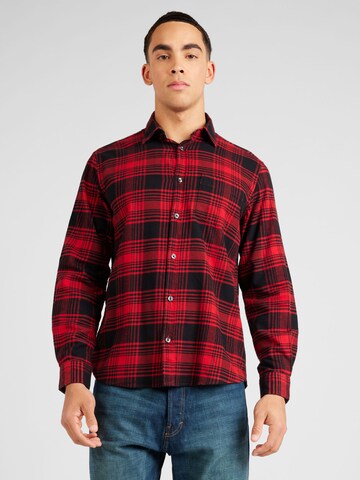 s.Oliver Regular fit Button Up Shirt in Red: front