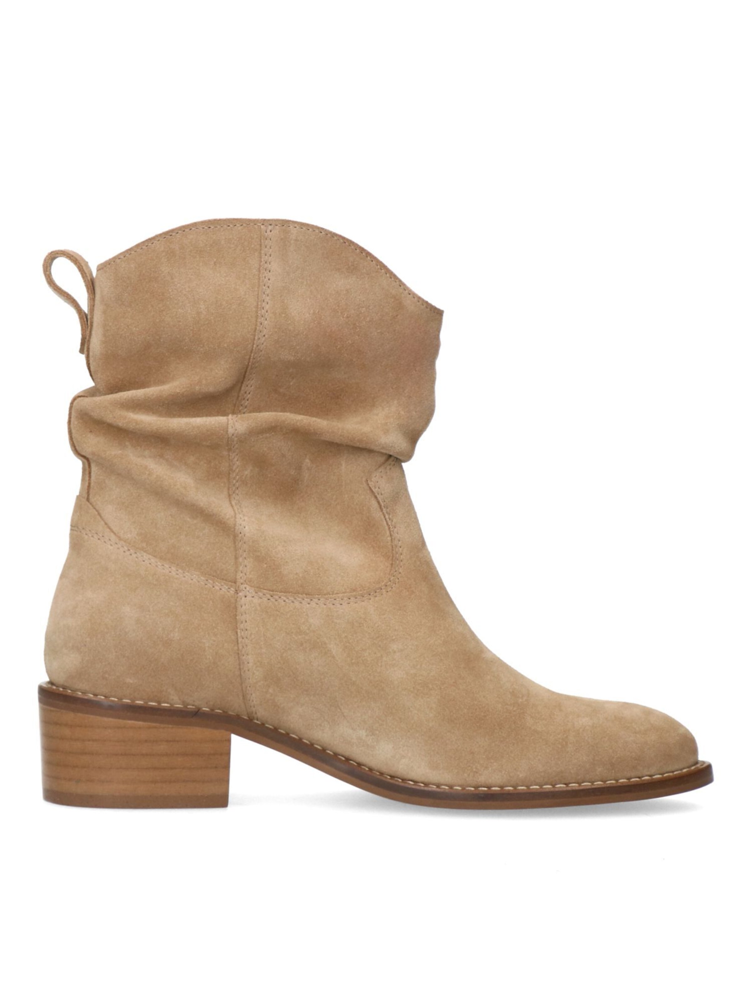 MANFIELD Stiefelette in Beige