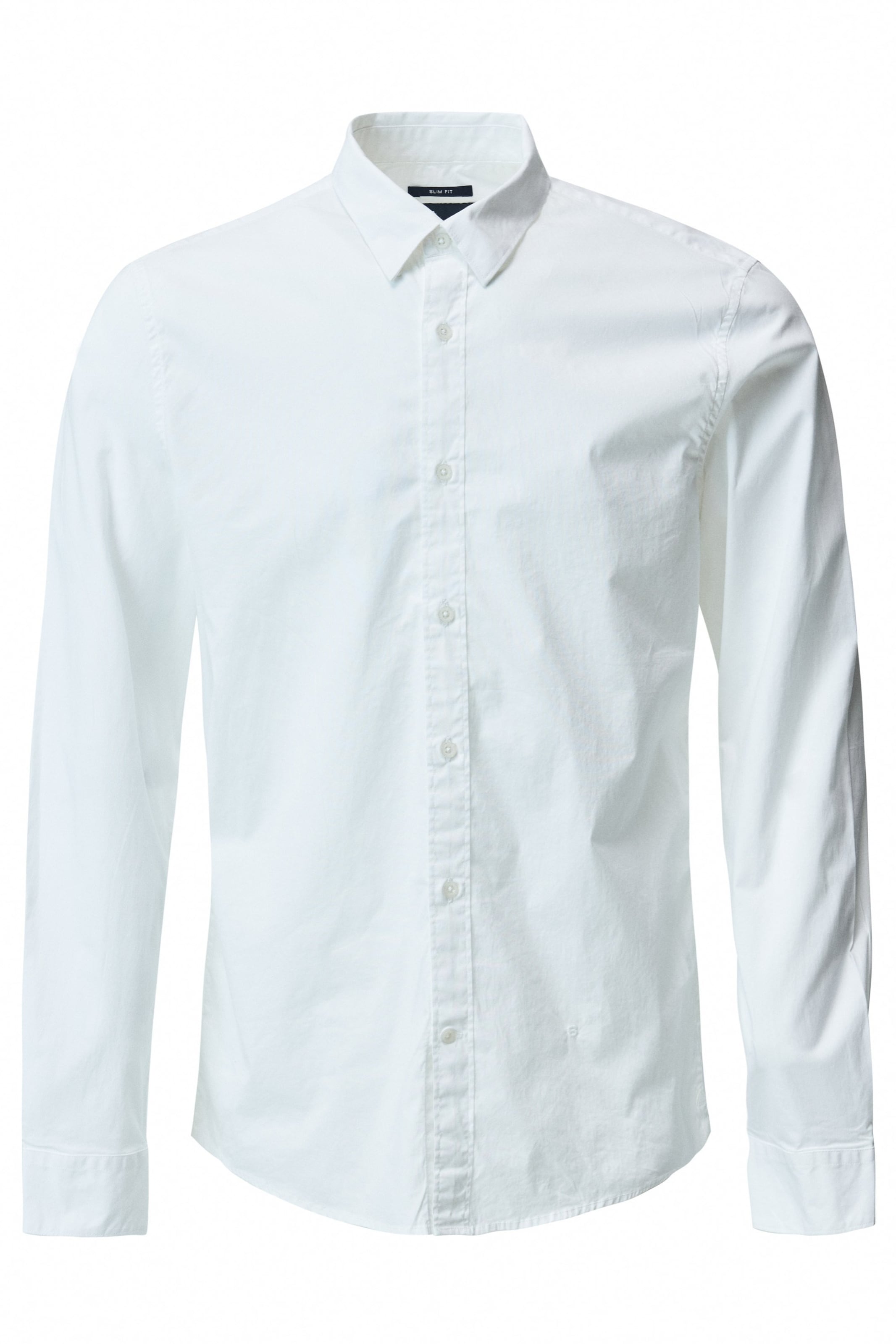 Salsa Jeans Regular fit Button Up Shirt 'Birmingham' in White: front