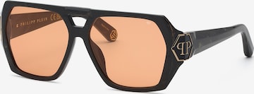 Lunettes de soleil 'Brave' Philipp Plein en noir : devant