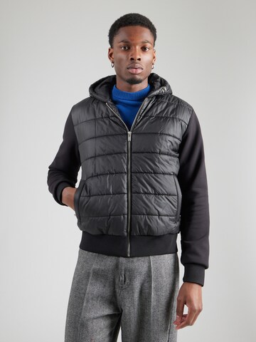 Karl Lagerfeld - Chaqueta de entretiempo en negro: frente