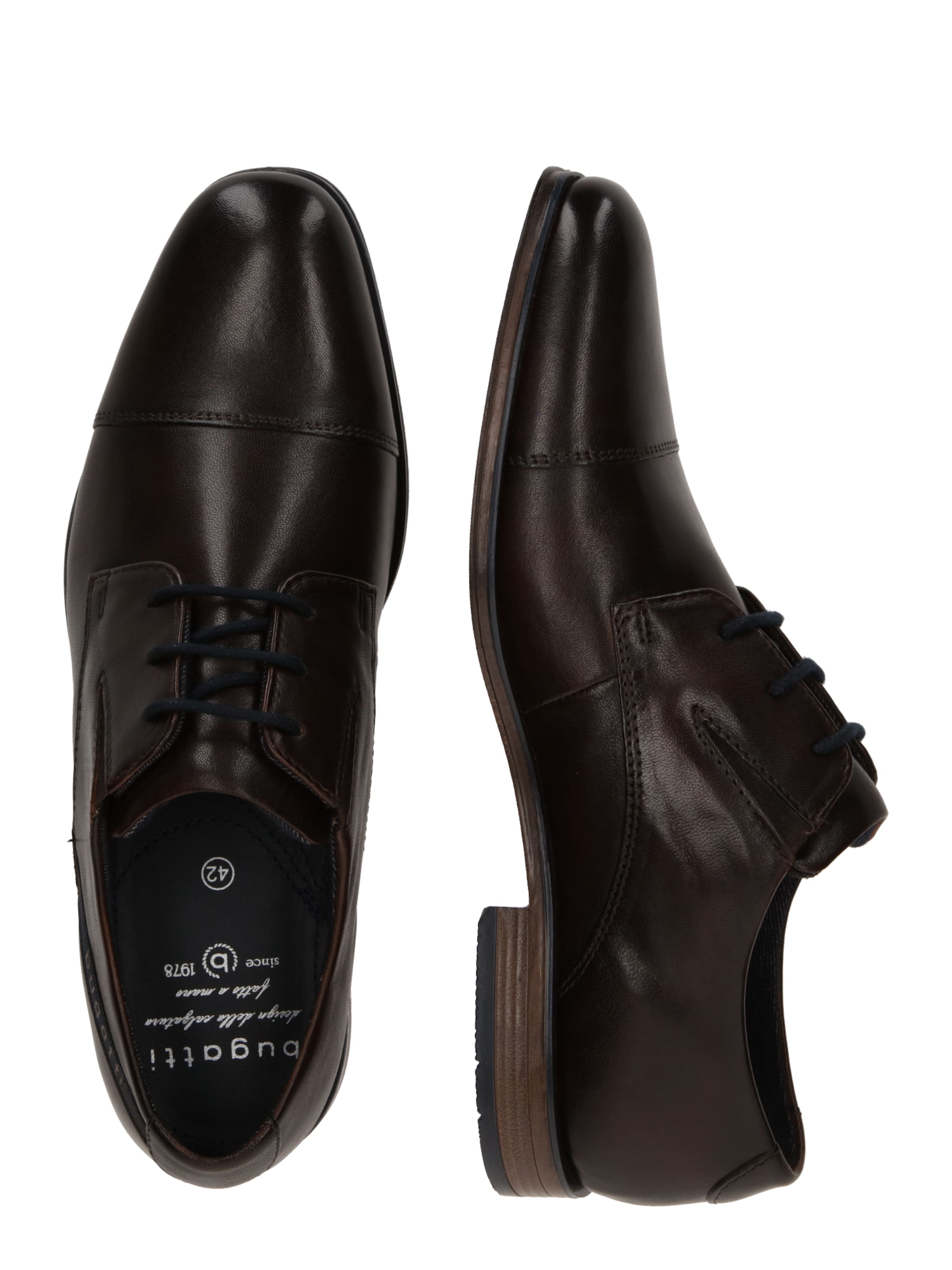 bugatti Snøresko 'Leagro' i brun