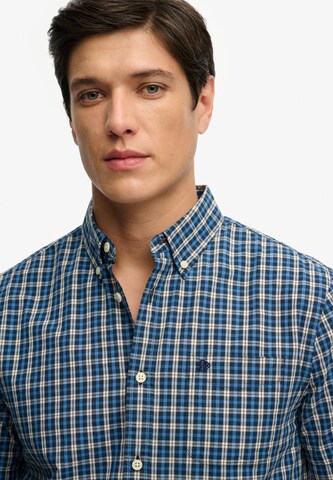 Fit confort Chemise Superdry & Co en bleu