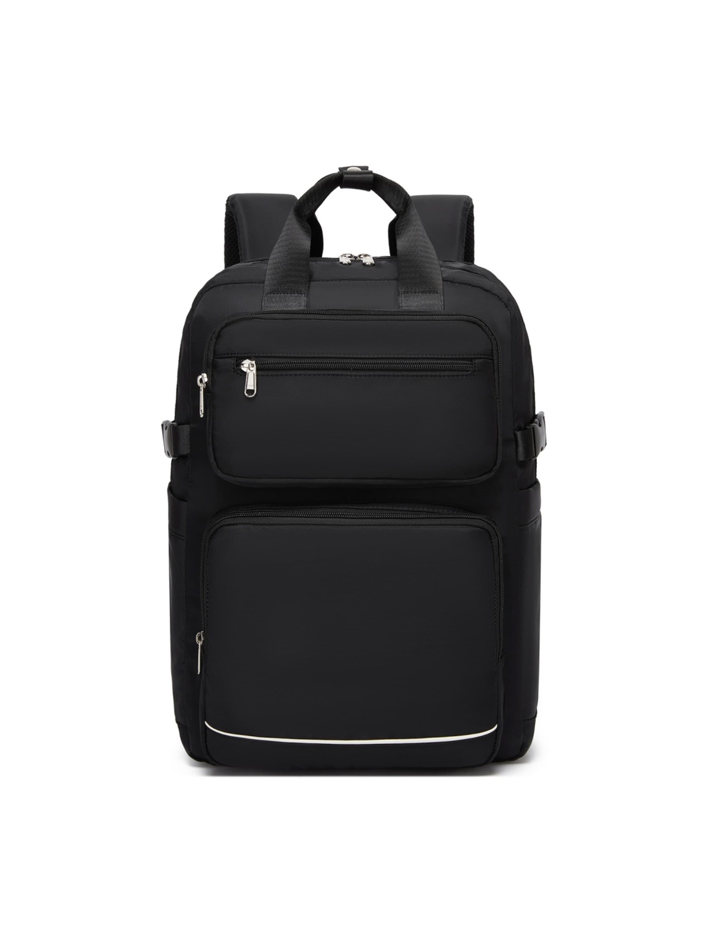 Kono Backpack in Black: front